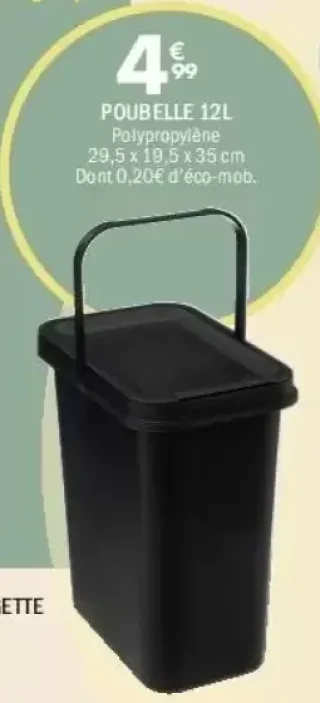 Poubelle 12L