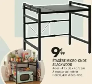 Étagère micro-onde Blackwood