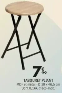 Tabouret pliant