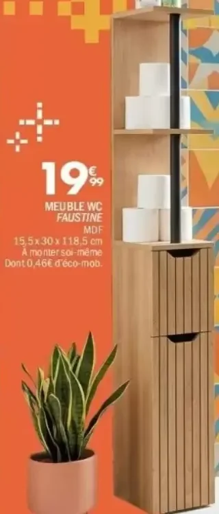 MEUBLE WC FAUSTINE