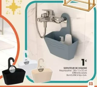 Serviteur de douche