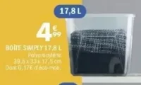 BOÎTE SIMPLY 17,8 L