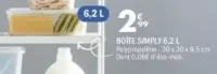 BOÎTE SIMPLY 6,2 L