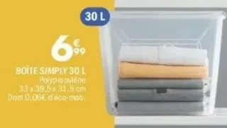 BOÎTE SIMPLY 30 L