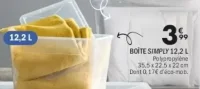 BOÎTE SIMPLY 12,2 L