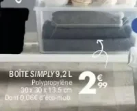 BOÎTE SIMPLY 9,2 L