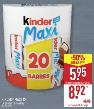 Kinder Maxi 20 barres