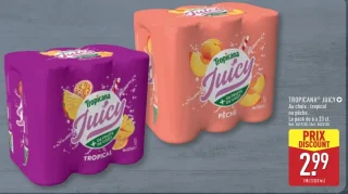 TROPICANA® JUICY Boisson (Au choix : tropical ou pêche)