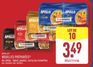 APOLLO® NOUILLES PRÉPARÉES