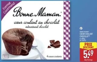 Bonne Maman Cœur Coulant Chocolat