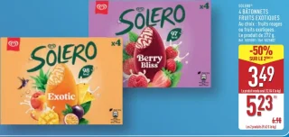 Solero 4 Bâtonnets Fruits Exotiques / Berry Bliss