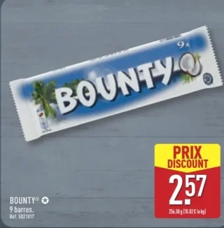 Bounty 9 barres