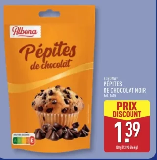 Pépites de chocolat noir Albona