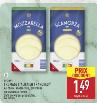 Cucina Fromage Italien en Tranches