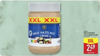 CUCINA® Pâte à tartiner lait et noisettes XXL