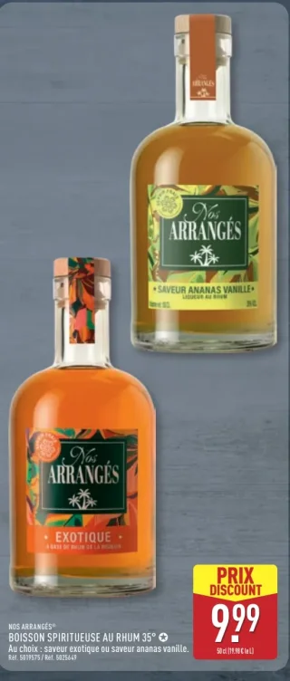 NOS ARRANGÉS® BOISSON SPIRITUEUSE AU RHUM 35°