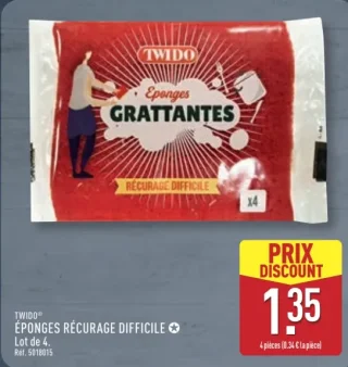 Twido Éponges récurage difficile