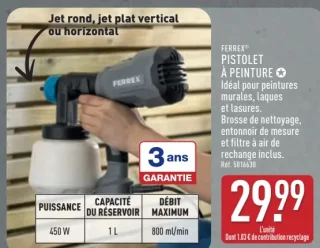 FERREX® PISTOLET À PEINTURE