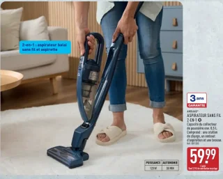 ASPIRATEUR SANS FIL 2-EN-1 AMBIANO®