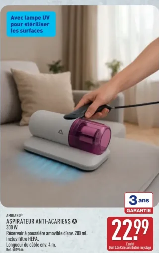 ASPIRATEUR ANTI-ACARIENS AMBIANO®