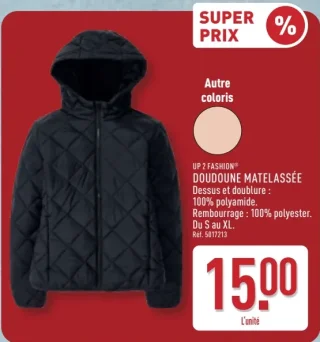 DOUDOUNE MATELASSÉE UP 2 FASHION