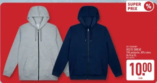 UP 2 FASHION® VESTE SWEAT