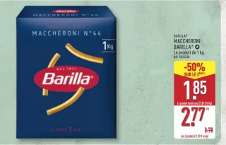 BARILLA® MACCHERONI BARILLA® Le produit de 1 kg.