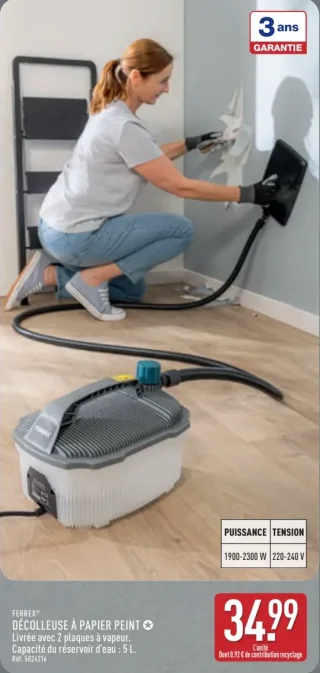 FERREX® DÉCOLLEUSE À PAPIER PEINT