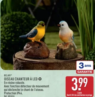 BELAVI® OISEAU CHANTEUR À LED