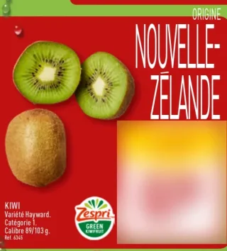 KIWI Zespri Green Hayward