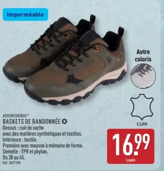 ADVENTURIDGE® BASKETS DE RANDONNÉE