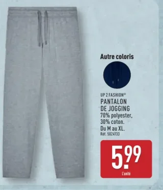 UP 2 FASHION® PANTALON DE JOGGING