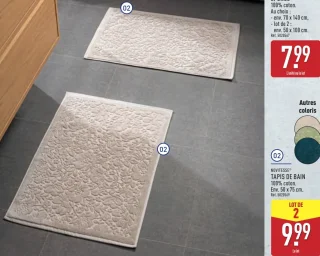 NOVITESSE® TAPIS DE BAIN