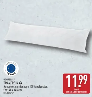 Traversin Novitesse