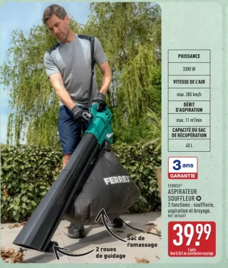 FERREX® ASPIRATEUR SOUFFLEUR