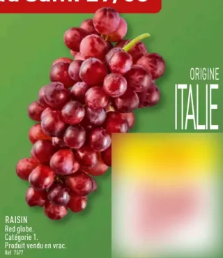 Raisin Red globe