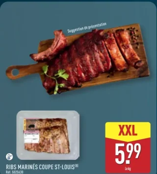 Ribs marinés coupe St-Louis