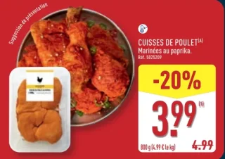 Cuisses de Poulet Marinées au paprika
