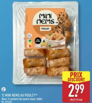 12 Mini Nems au Poulet