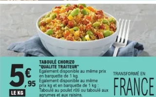TABOULÉ CHORIZO "QUALITE TRAITEUR"