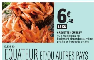 CREVETTES CUITES