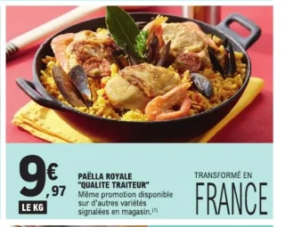 PAËLLA ROYALE "QUALITE TRAITEUR"