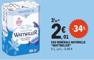 Eau minérale naturelle Wattwiller