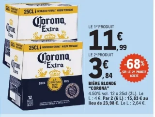 Bière blonde Corona