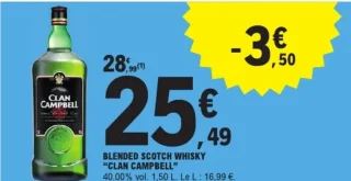 BLENDED SCOTCH WHISKY "CLAN CAMPBELL"