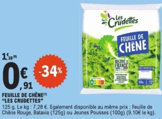 Feuille de chêne Les Crudettes