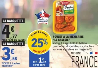 POULET À LA MEXICAINE "LE GAULOIS"