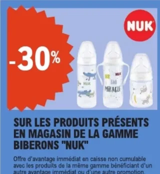 Gamme biberons Nuk