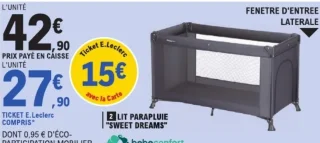 Lit parapluie "Sweet Dreams" Bebeconfort