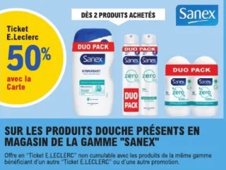 Gamme Sanex Produits Douche